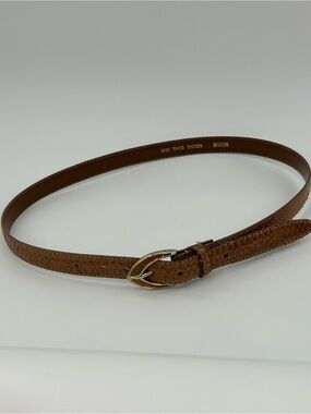 Vintage Genuine Snake Skin Belt Medium